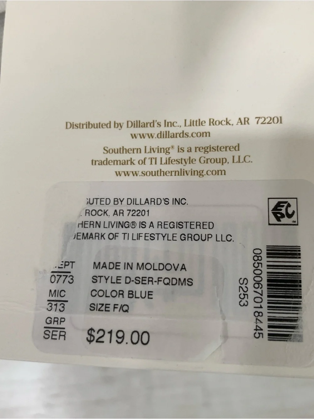 Southern Living Sereena Full Queen Duvet Cover Mini Set Two Shams 100% Cotton